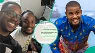 Alexx Ekubo: US-based man who was close to late actor shows screenshot of their last WhatsApp chat