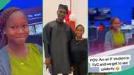 Lady who works at TV station shares experience after meeting actor Lateef Adedimeji