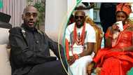 2baba’s new wife Natasha flaunts her heavy baby bump as they step out together, peeps react