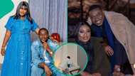 Fans raise concerns over excessive contact with Lateef Adedimeji and Mo Bimpe's triplets