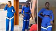 Sack of cement - Lady drags BBNaija’s Enkay for delivering over-sized dress to her