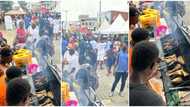 "Where is this abeg?" Polling unit turned into a party as Nigerians share free BBQ to voters in viral photo