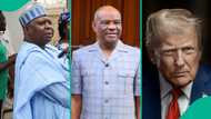 Wike reacts as new PDP chairman calls on Donald Trump for help, video emerges, "cannot continue that way"