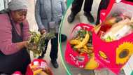 Nigerian lady receives food packages from African community she joins in Scotland, shares evidence