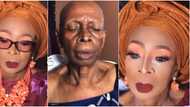 Grandma transforms into gorgeous young woman with "magical" makeup in cute video, many are wowed