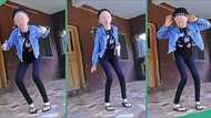 Unique-looking albino lady thrills people with electrifying dance moves in viral video, people react