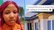 Nigerian lady who was once a tenant shares video of her new house, says she is now a landlady