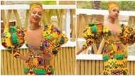 Reality star Tacha celebrates Ghana's Independence Day in gorgeous Kente dress