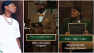 "He dey use Made in Lagos": Moment Wizkid's fan used singer's song to guess Nigeria's capital, says it's Lagos