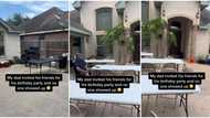 Man prepares beautiful venue, aranges chairs and tables for his birthday party but no one showed up