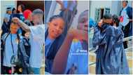 "We go help you": Man spends on girlfriend after she got admission, pays for her braids, buys new clothes