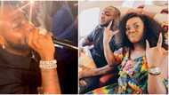 It's Chefchi or no one else: Fans greatly excited as Davido sings Assurance to Chioma in London in cute video