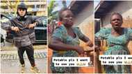"They lookalike": Netizens react as Mama Portable emerges online, raises her shoulders like the Zazu singer