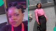 Nigerian lady who resigned from bank job to become barber gives update after 3 months, many react