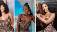 Celebrity fashion moments: 3 Nigerian celebrities rock leopard print slip dress in style