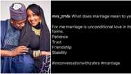 You are married to a billionaire: Reactions as Zahra Buhari says marriage to her means unconditional love