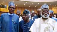 BREAKING: President Buhari meets Obasanjo in Addis Ababa (video)