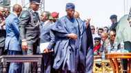 Breaking: Osinbajo foresees his fate, leaves Eagle Square amid ballot sorting