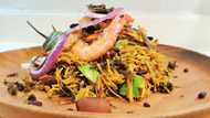 How to cook Abacha African salad without potash?