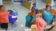 Video shows moment CCTV caught pregnant woman stealing human hair extension