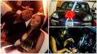 Watch videos of how Davido gifted Chioma a brand new Porsche car for her 23rd birthday gift, it's worth about N45m