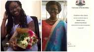 Wata yar Najeriya ta kafa tarihi a jami’ar Hertfordshire, ta kammala karatu da sakamako mafi kyawu (hotuna)