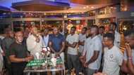 Senate president Bukola Saraki donates $50,000 to Super Eagles as he bids them farewell for the World Cup (photos)