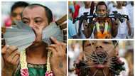 PHOTOS: Men With Sharp Spikes, Huge Knives And Guns In Their Cheeks Celebrate Vegetarian Festival