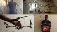 Amazing! Read how 22-year-old Nigerian who built Helicopter, flying drones wants to make Nigeria proud