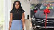 Linda Ikeji surprises younger sister with car gift worth N30 million (video)