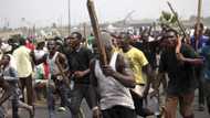 Angry Zamfara youths burn down vehicles inside police station; ask officers to hand over arrested bandits