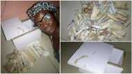 Nigerian woman celebrates money moves after saving N105,000 in a piggy bank for 2 months