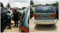 You won't believe what Abia state governor did to a pregnant commercial bus driver (photos)