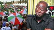 Edo polls boycott: PDP is not used to voting, it is used to writing election results - Oshiomole