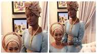 See how Atiku's daughter killed it at billionaire Indimi's son's wedding (photos)