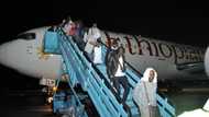 Stranded Nigerian World Cup fans arrive Abuja (Photo)