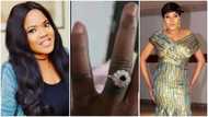 Nollywood actress Toyin Abraham gets engaged, rocks diamond ring worth millions of naira