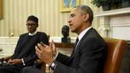 Obama Welcomes President Buhari To White House
