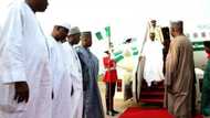 PHOTOS: President Buhari Returns To Nigeria After Security Related Trip