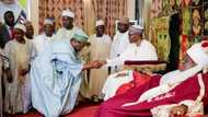 Buhari ya ziyarci fadar Sarkin Katsina don yin ta’aziyyar rasuwar babban Limamin masallacin jihar
