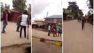 IPOB members at Nnamdi Kanu's house claim Nigerian army still shooting at them (video)