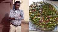 Nigerian man shares ‘optimised soup’ for N350 instead of N500 (photo)