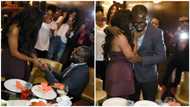 One of Linda Ikeji's sisters get engaged, the pregnant blogger shares videos of the romantic moment on Instagram