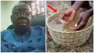 Nigerian man says it is possible to fetch and store water in baskets (photos)