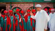 PHOTOS: Accept Democracy As Lifestyle - Buhari Addresses Nigerians As He Visits Daura Emir