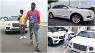 Bad man style! Davido spotted drifting his N94m Bentley Bentayga on highway