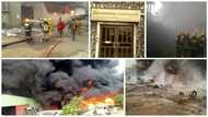 UPDATE: Property worth millions destroyed as fire guts Lagos factory (Photos)