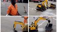 Brilliant! Nigerian From Imo Builds First Handmade Mini Excavator (PHOTOS/VIDEO)
