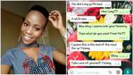 South Africa lady shares screenshots of how her boyfriend broke up with her on WhatsApp (photos)