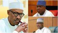 Tension in legislature as Saraki, Dogara bicker over plot to override Buhari on Electoral Act Amendment